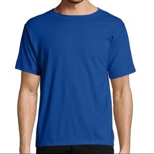 Hanes Men's Ecosmart Short Sleeve Tee - Deep Royal